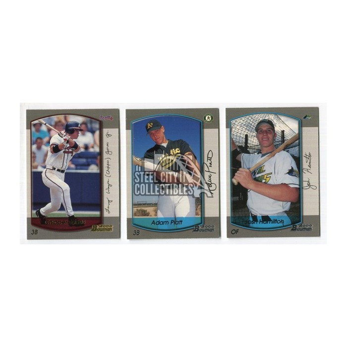 2000 Topps Bowman Baseball Sealed 3Card Promo Pack Steel City