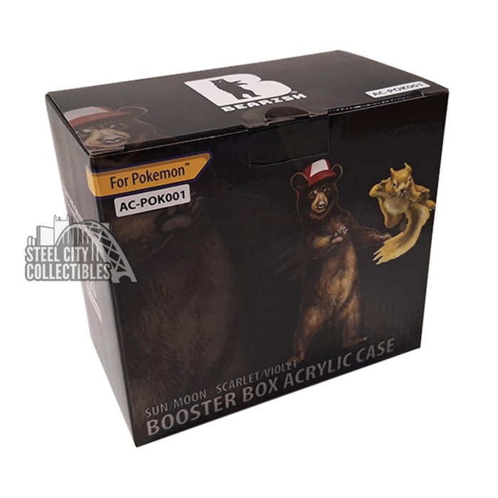Bearish Acrylic Case - Pokemon Booster Box - 24-Box Case Bearish Acrylic Case - Pokemon Booster Box - 24-Box Case