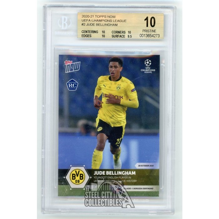 Jude Bellingham 2020-21 Topps Now UEFA Champions League Rookie