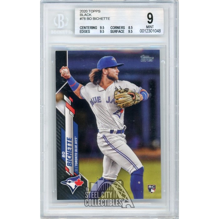 Bo Bichette 2020 Topps Baseball Black Parallel Rookie Card 57/69