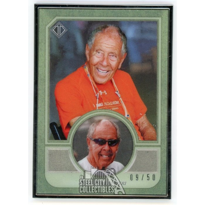 Nick Bollettieri 2020 Topps Transcendent Tennis Card 42 /50 Steel