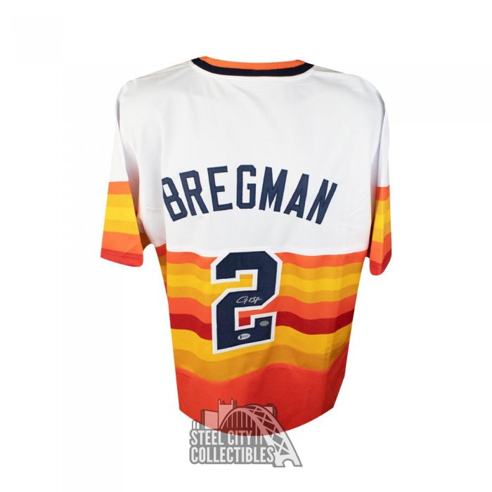 Alex Bregman Houston Astros 150th Anniversary Baseball Jersey - Navy