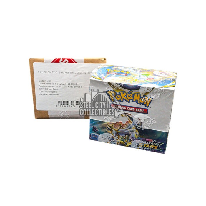 ポケモンカードゲーム Brilliant Stars w/ Case Pokemon Sword & Shield Brilliant Stars Booster 6-Box Case