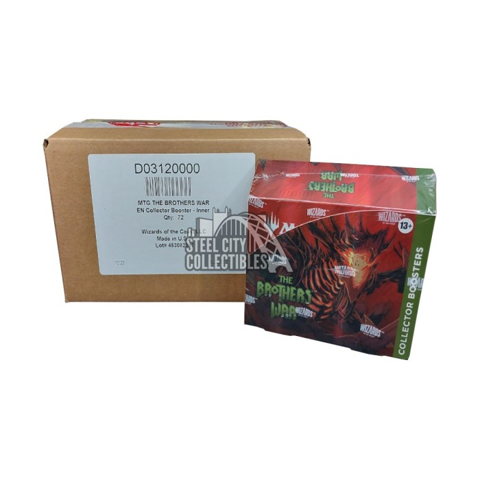the brothers war collector booster box Amazon.com: Magic: The Gathering The Brothers War Collector Booster Box main image 1