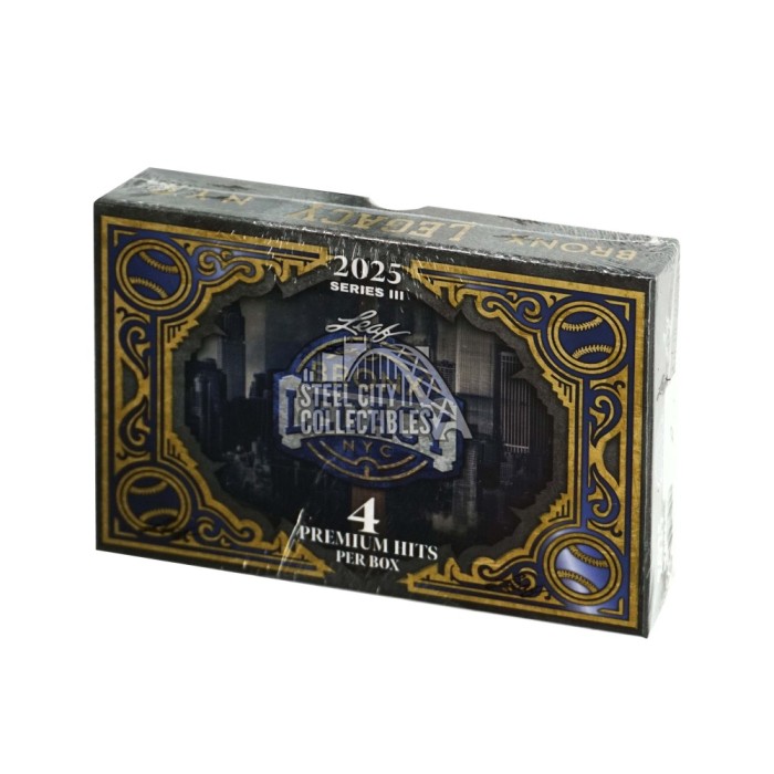 2025 Leaf A Bronx Legacy Baseball Hobby Box | Steel City Collectibles