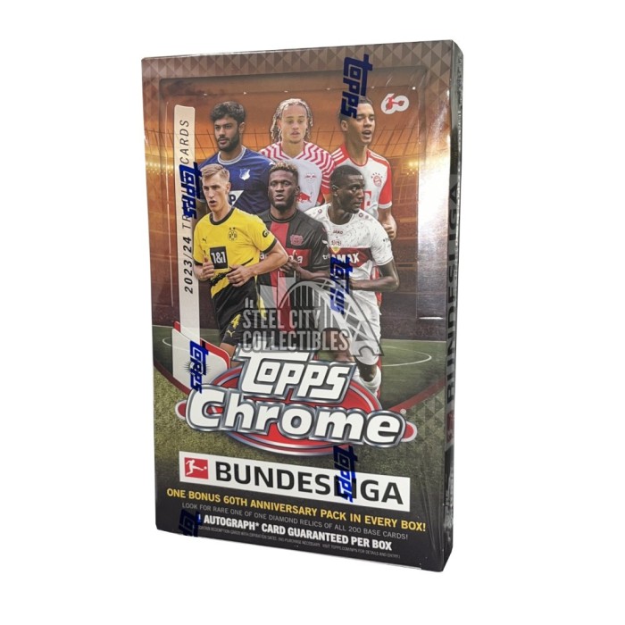 【新品未開封】Topps Chrome Soccer bundesliga 2024/25 Topps Chrome Bundesliga Sapphire Edition Soccer Box