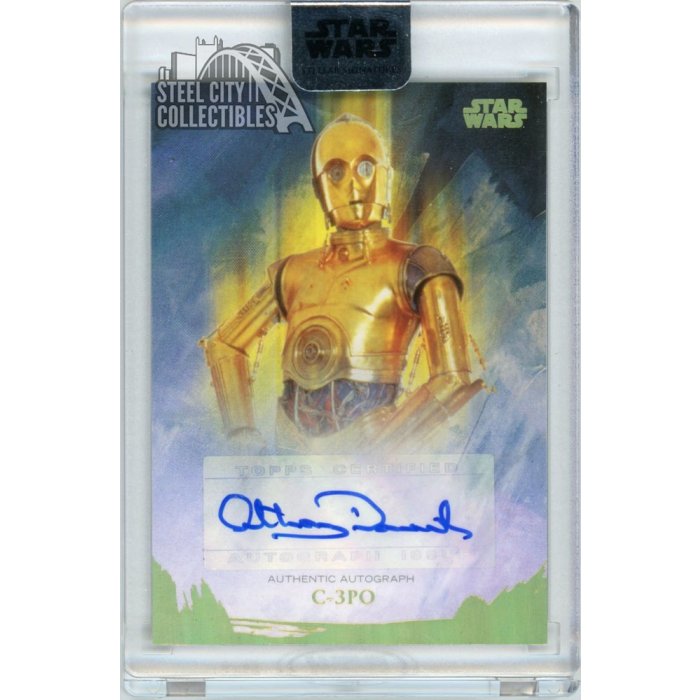 Anthony Daniels C-3PO 2018 Topps Star Wars Stellar Signatures