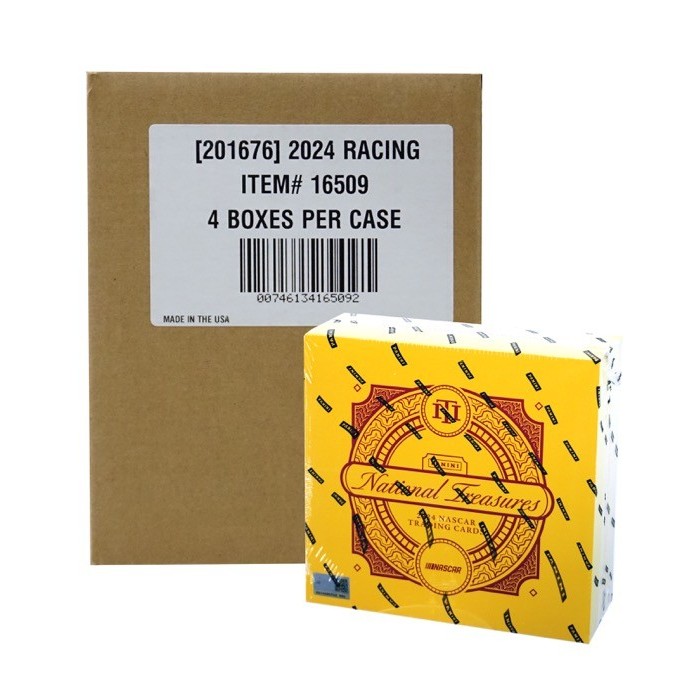 2024 Panini National Treasures Racing Hobby 4-Box Case | Steel
