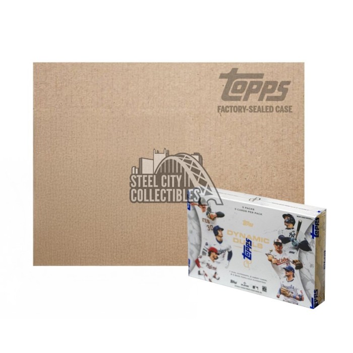 2025 Topps Dynamic Duals Baseball Hobby 10-Box Case | Steel