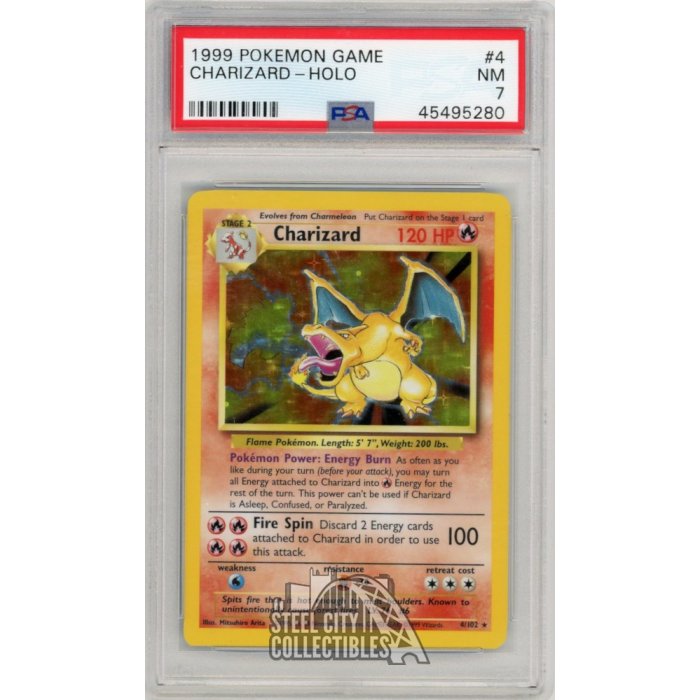 charizard pokemon card value 4/102 Pokemon - Base Set - Charizard