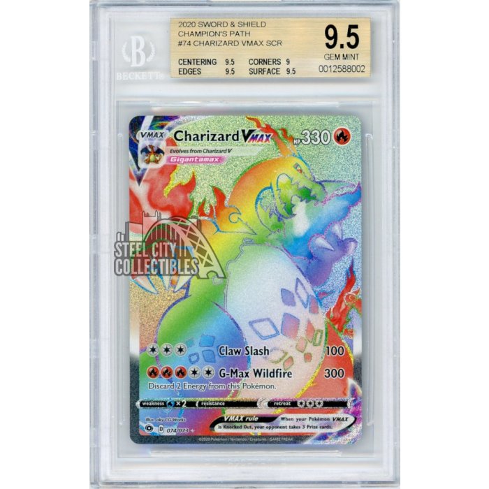 rainbow charizard vmax pokemon card 401 Games Canada - Charizard VMAX - 074/073