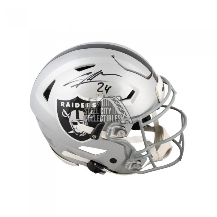 Charles Woodson Autographed Oakland Raiders Speed Flex Full-Size Football  Helmet - BAS COA