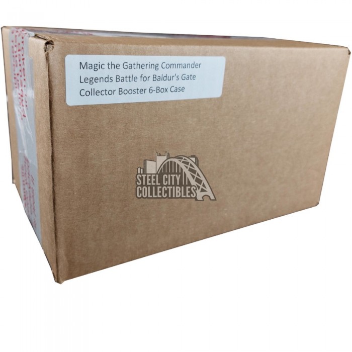 Magic the Gathering Commander Legends Battle for Baldur's Gate Collector Booster 6-Box Case | Steel City Collectibles Magic the Gathering Commander Legends Battle for Baldur's Gate Collector Booster 6-Box Case | Steel City Collectibles