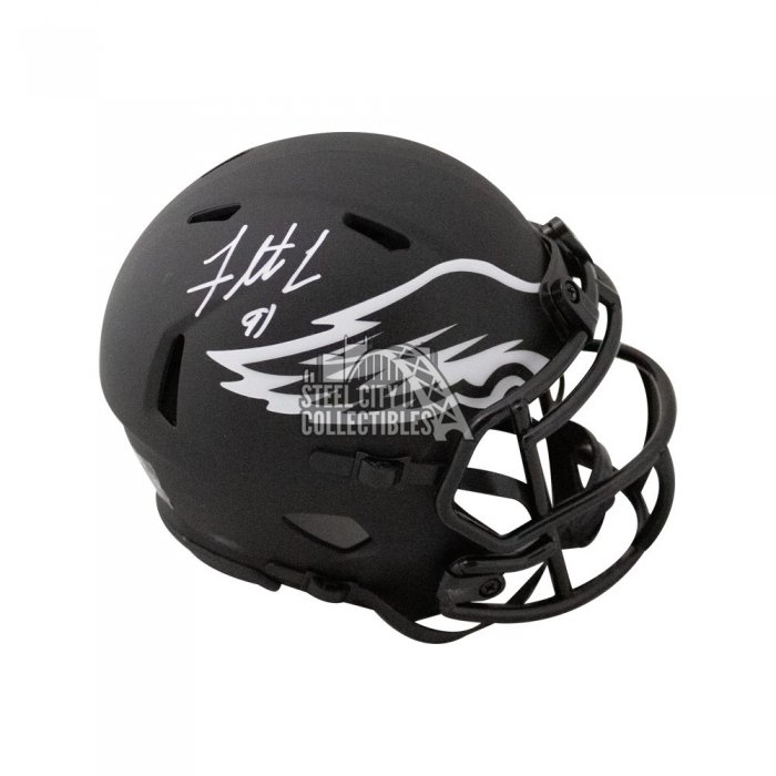 Fletcher Cox Autographed Philadelphia Eagles Eclipse Mini Football