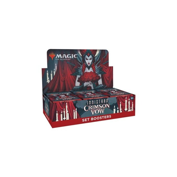 mtg crimson vow set booster box Crimson Vow V6 Deck Sleeves [100] – The Guardtower