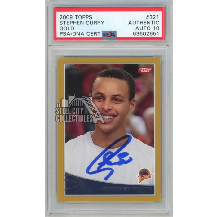 STEPHEN CURRY Topps 09-10 ステフィン カリー ルーキー Amazon.com: Stephen Curry PSA GRADED 9 (Basketball Card) 2009-10