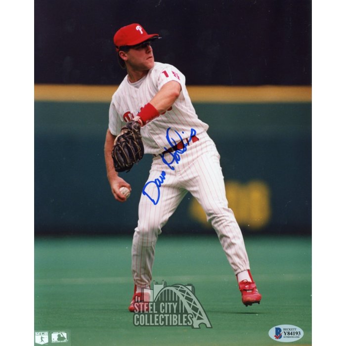 Dave Hollins Autographed Philadelphia Phillies 8x10 Photo - BAS COA