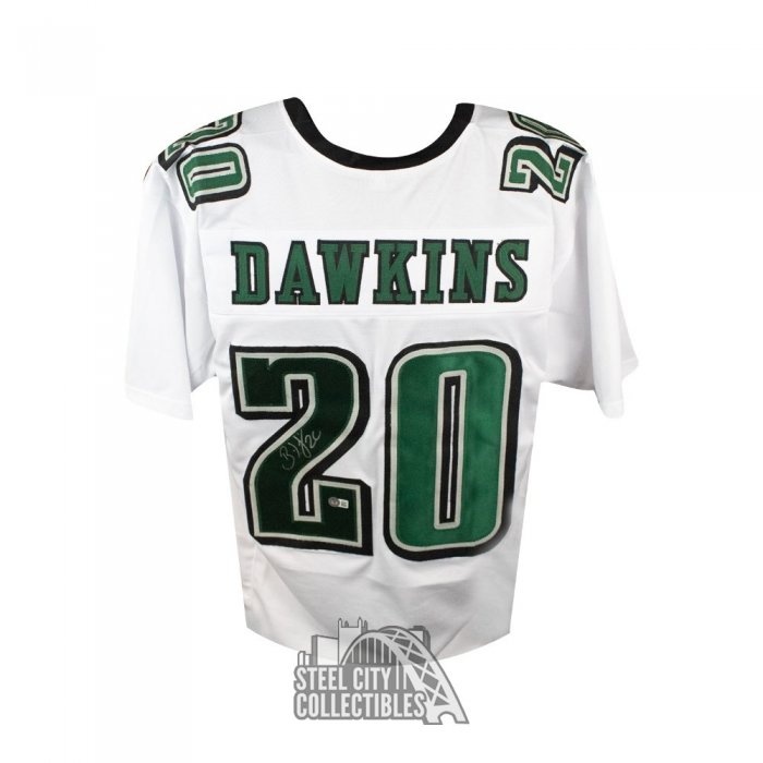 Brian Dawkins Autographed Philadelphia Custom White Football