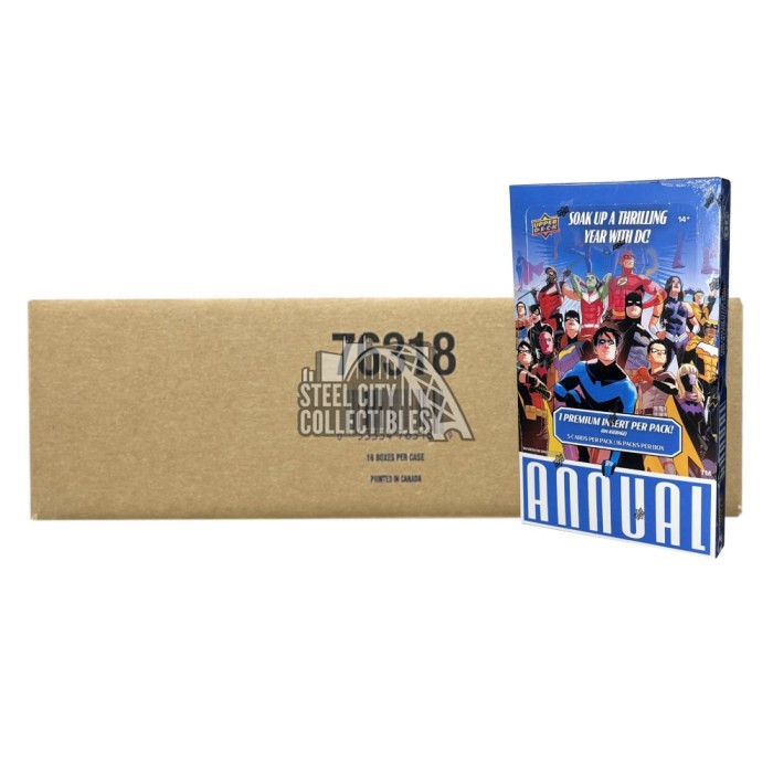 2023-24 Upper Deck DC Annual Hobby 16-Box Case | Steel City