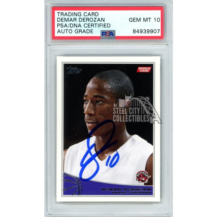 【PSA鑑定済】DEMAR DEROZAN 直筆サイン入りユニフォーム 10番 PSA鑑定済】DEMAR DEROZAN 直筆サイン入りユニフォーム 10番