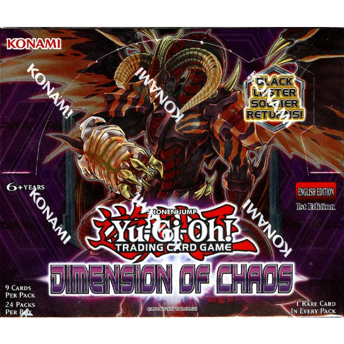 24 Booster Yu-Gi-Oh Dimension of Chaos Display