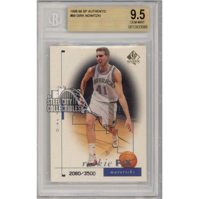 NBAカードDirk Nowitzki Dirk Nowitzki 1998-99 Upper Deck SP Authentic Rookie F/X