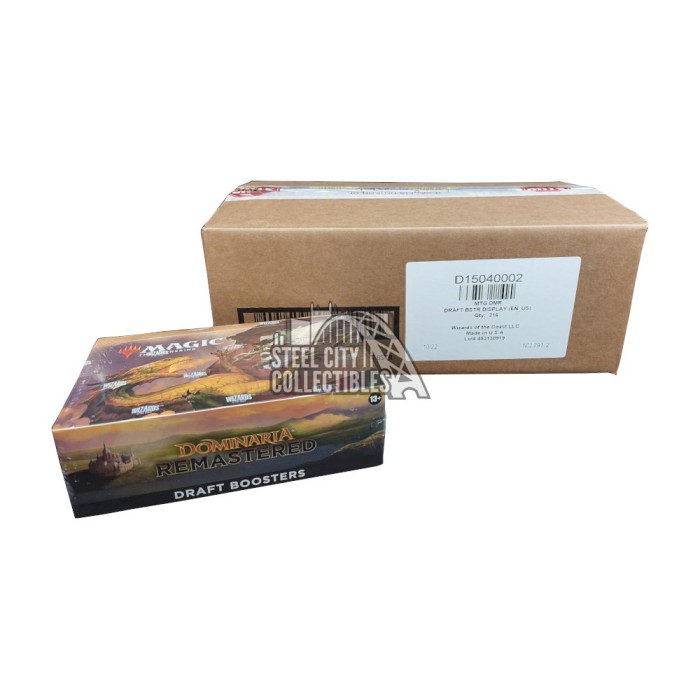 Magic the Gathering Dominaria Remastered Draft Booster 6-Box Case | Steel  City Collectibles