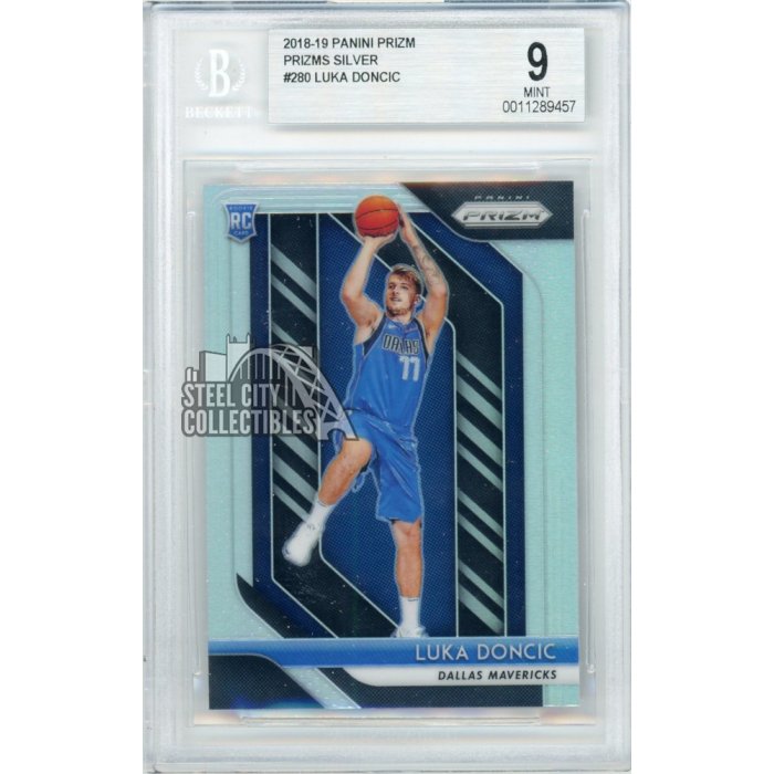 Luka Doncic 2018-19 Panini Prizm Silver Refractor Rookie Card BGS