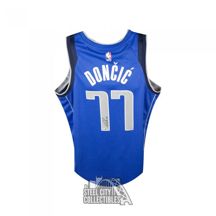 Luka Doncic Autographed Dallas Mavericks Nike Swingman ...