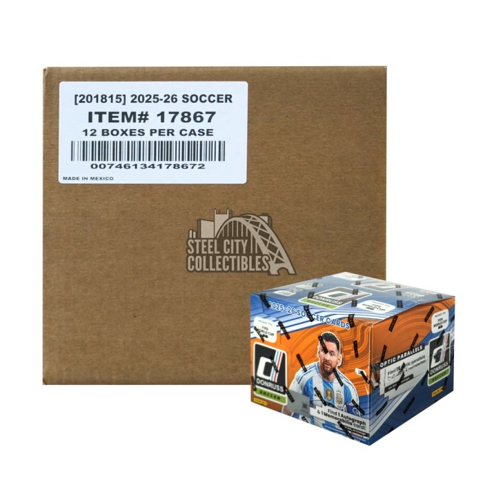 2025-26 Panini Donruss Road to FIFA World Cup Soccer Hobby 12-Box