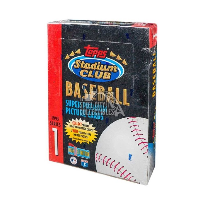 1993 Topps Stadium Club Series 1 Baseball Box Steel City Collectibles