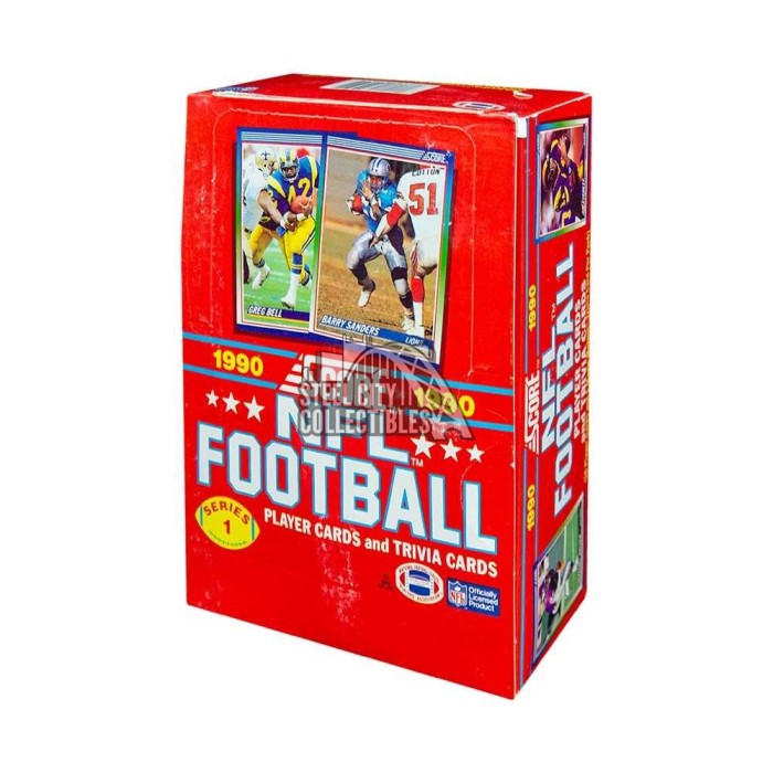 1990 Score Series 1 Football Box Steel City Collectibles