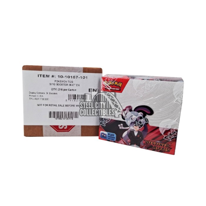 Pokemon Scarlet & Violet Destined Rivals Booster 6-Box Case | Steel City  Collectibles