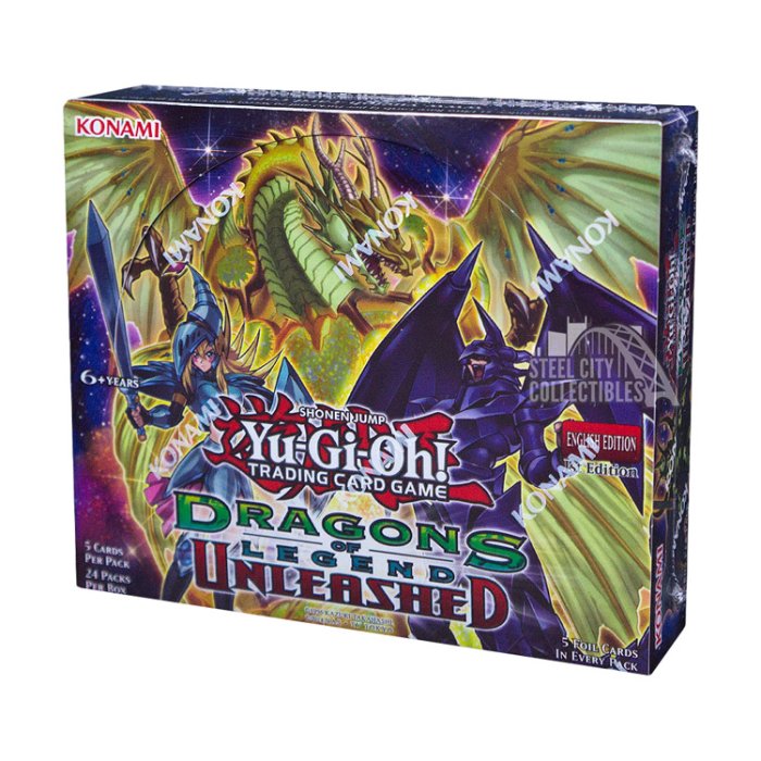 Konami Yu-Gi-Oh Dragons of Legend Unleashed Booster Box | Steel City ...