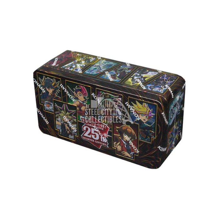 Yu-Gi-Oh! 25th Anniversary: Dueling Heroes Tin | Steel City Collectibles Yu-Gi-Oh! 25th Anniversary: Dueling Heroes Tin | Steel City Collectibles