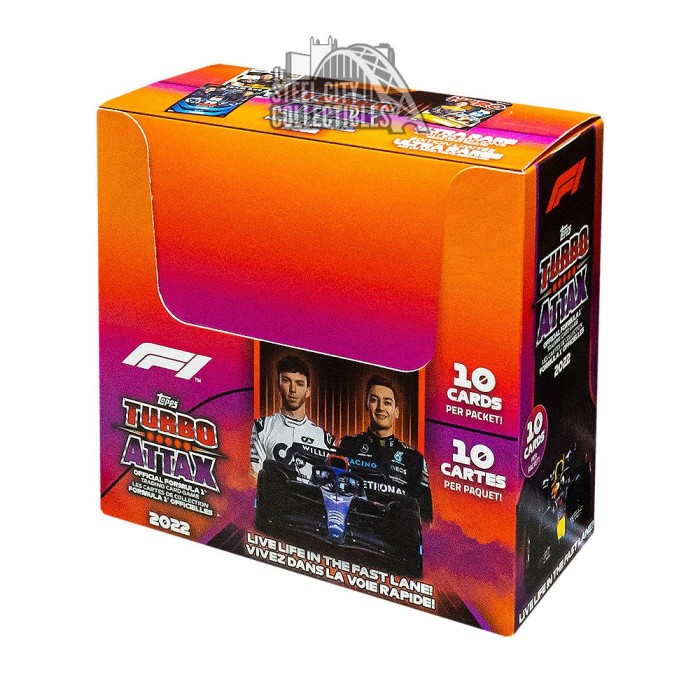 2022 Topps F1 Formula 1 Turbo Attax 24-Pack Box