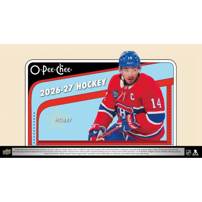 2026-27 Upper Deck O-Pee-Chee Hockey Hobby 16-Box Case | Steel