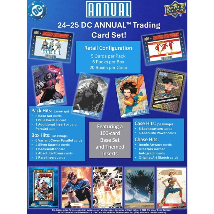 2024-25 Upper Deck DC Annual Blaster Box | Steel City Collectibles