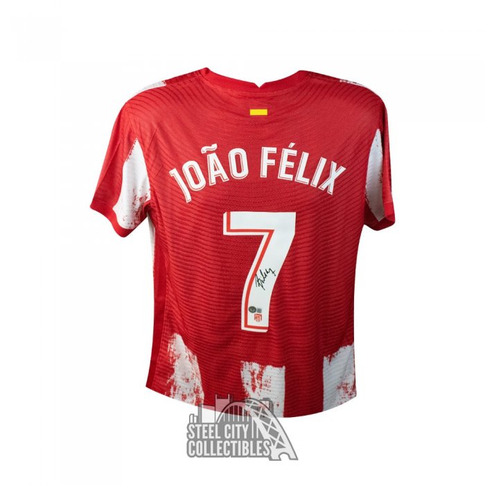 Joao Felix Autographed Atletico Madrid Nike Soccer Jersey BAS COA