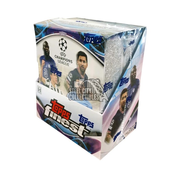 2021-22 Topps Finest UEFA Champions League Soccer Hobby Box