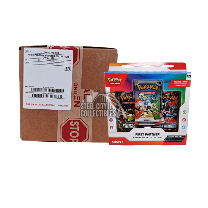 Pokemon Series 2 First Partner Illustration Collection 6-Box Case