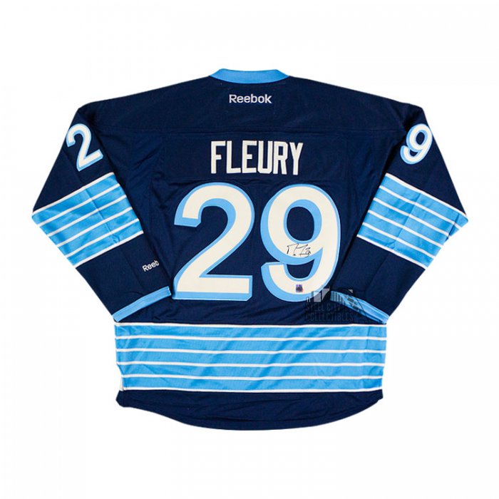 marc andre fleury autographed jersey