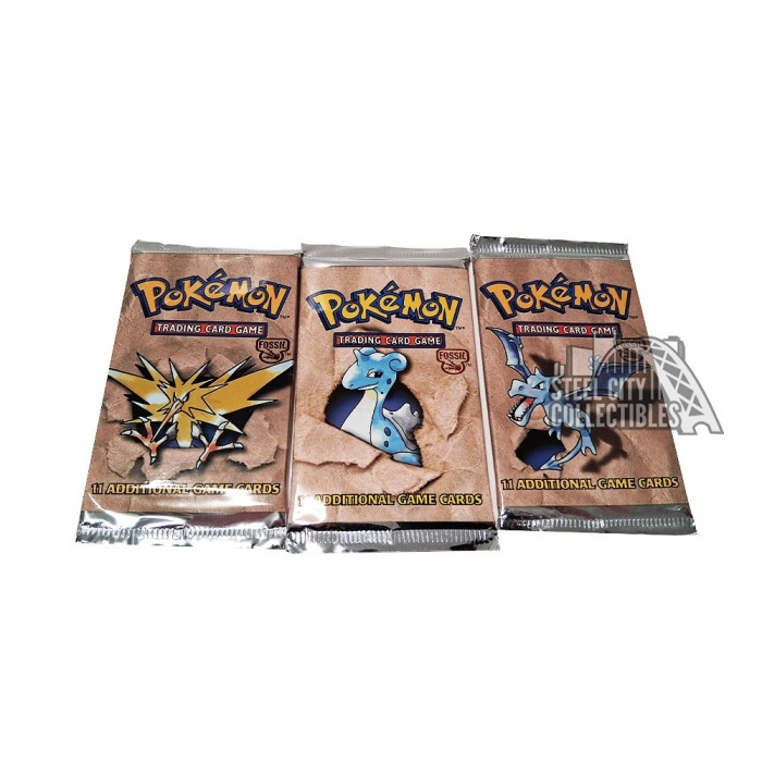 pokemon fossil unlimited booster box Pokemon TCG: Fossil Unlimited Booster Pack (Zapdos) – TBC Games