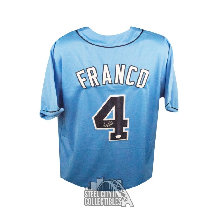 Wander Franco Signed Rays Nike MLB Jersey (JSA COA) Tampa Ray 2021 Roo –