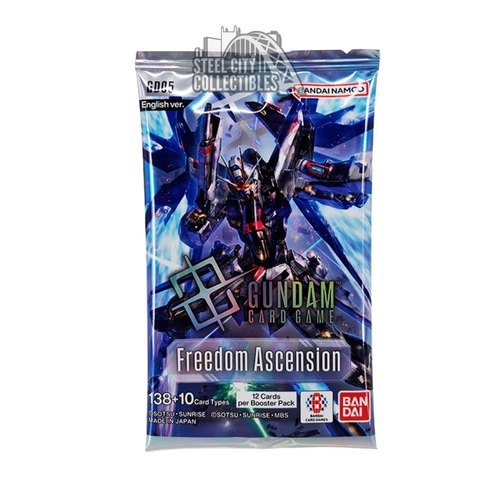 Bandai Gundam Card Game Freedom Ascension Booster Pack | Steel