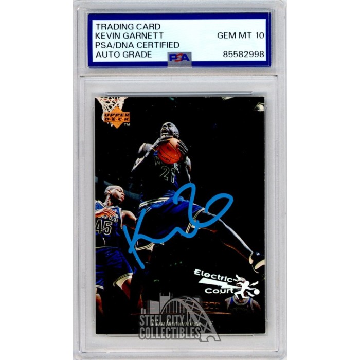 その他 KEVIN GARNETT auto psa9 Kevin Garnett 1995-96 UD Electric Court Autograph Rookie