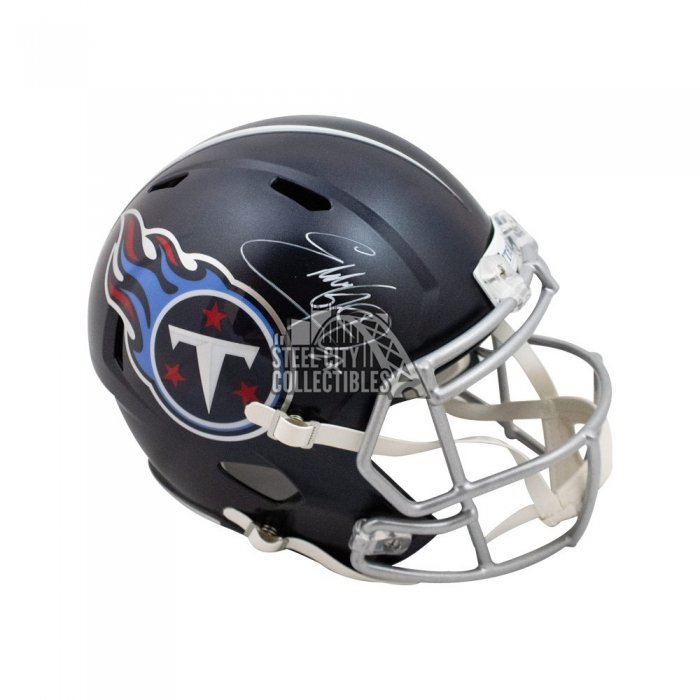 Eddie George Autographed Tennessee Titans Speed Replica Full-Size ...