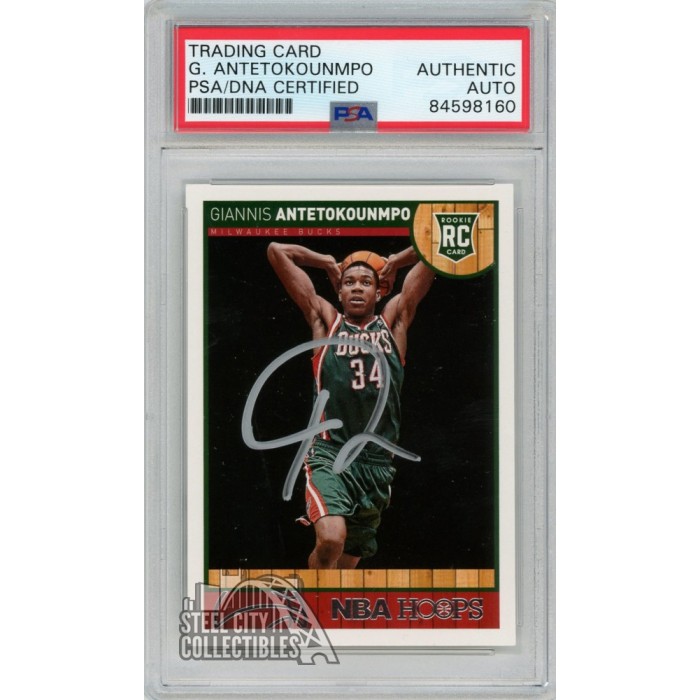 Giannis Antetokounmpo 2013-14 Panini Hoops RC Rookie Autograph
