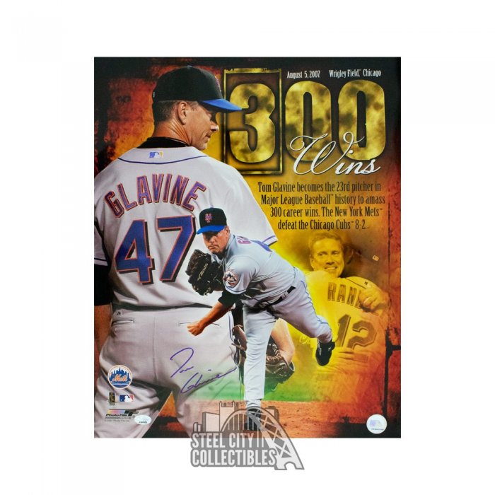Tom Glavine Signed Atlanta Braves 16x20 Photo PSA/DNA