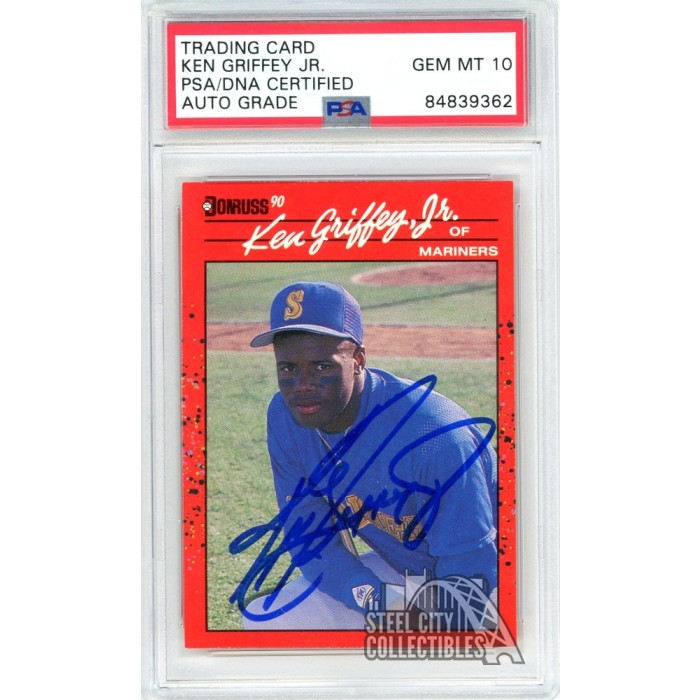  1990 Donruss Baseball Card #365 Ken Griffey Jr. : Collectibles  & Fine Art